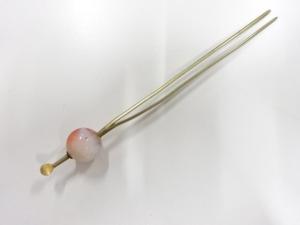 アンティーク　ガラス玉　簪
